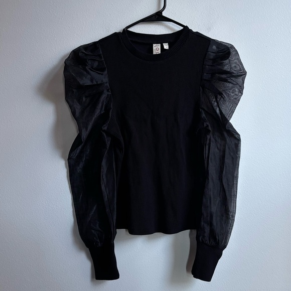 Anthropologie Dolan | Puff Sleeve Top‎ - Picture 4 of 6